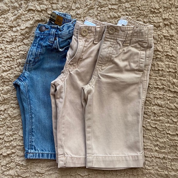 Old Navy Other - Old Navy Size 6-12M Boys Jeans & Pants Bundle